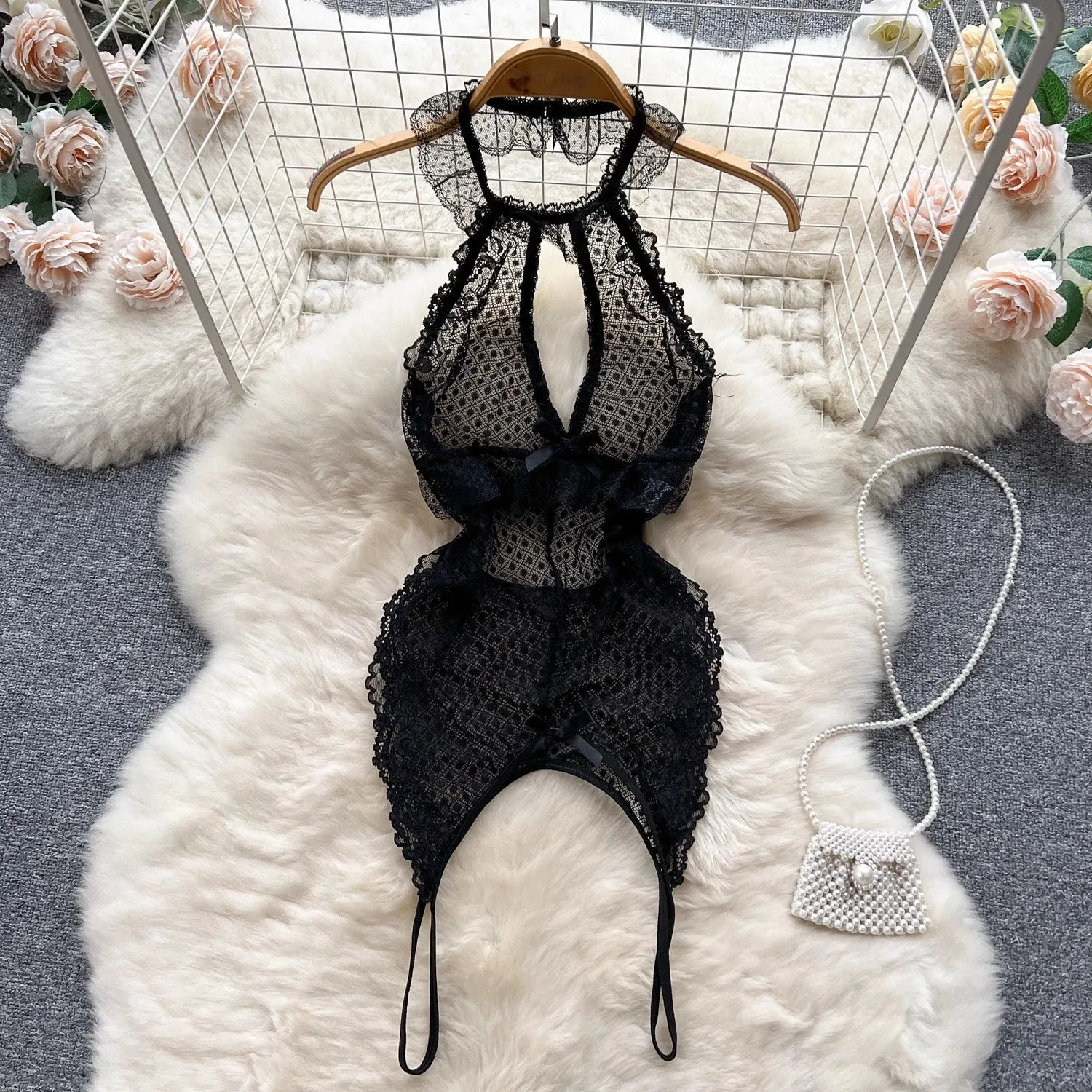 Polka Dot Passion One Piece Lingerie