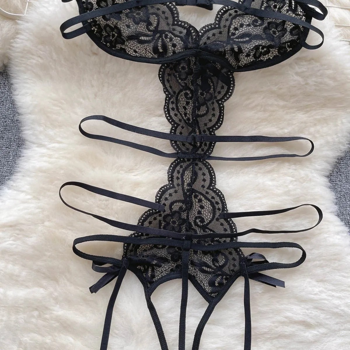 Ravishing Rouge Strappy Babydoll Lingerie