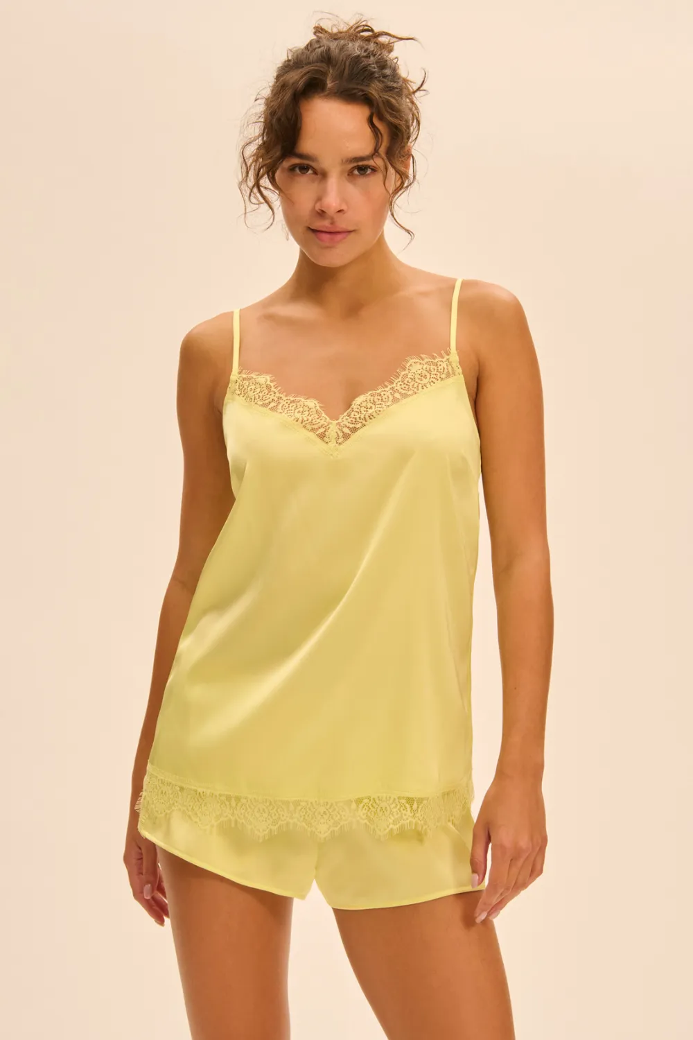 Satin Secrets Camisole in Yellow