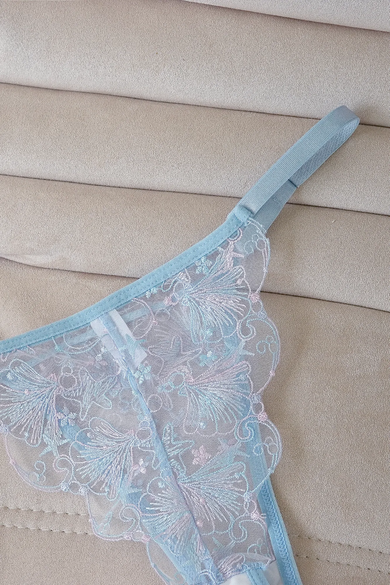 Seashell Light Blue Lingerie