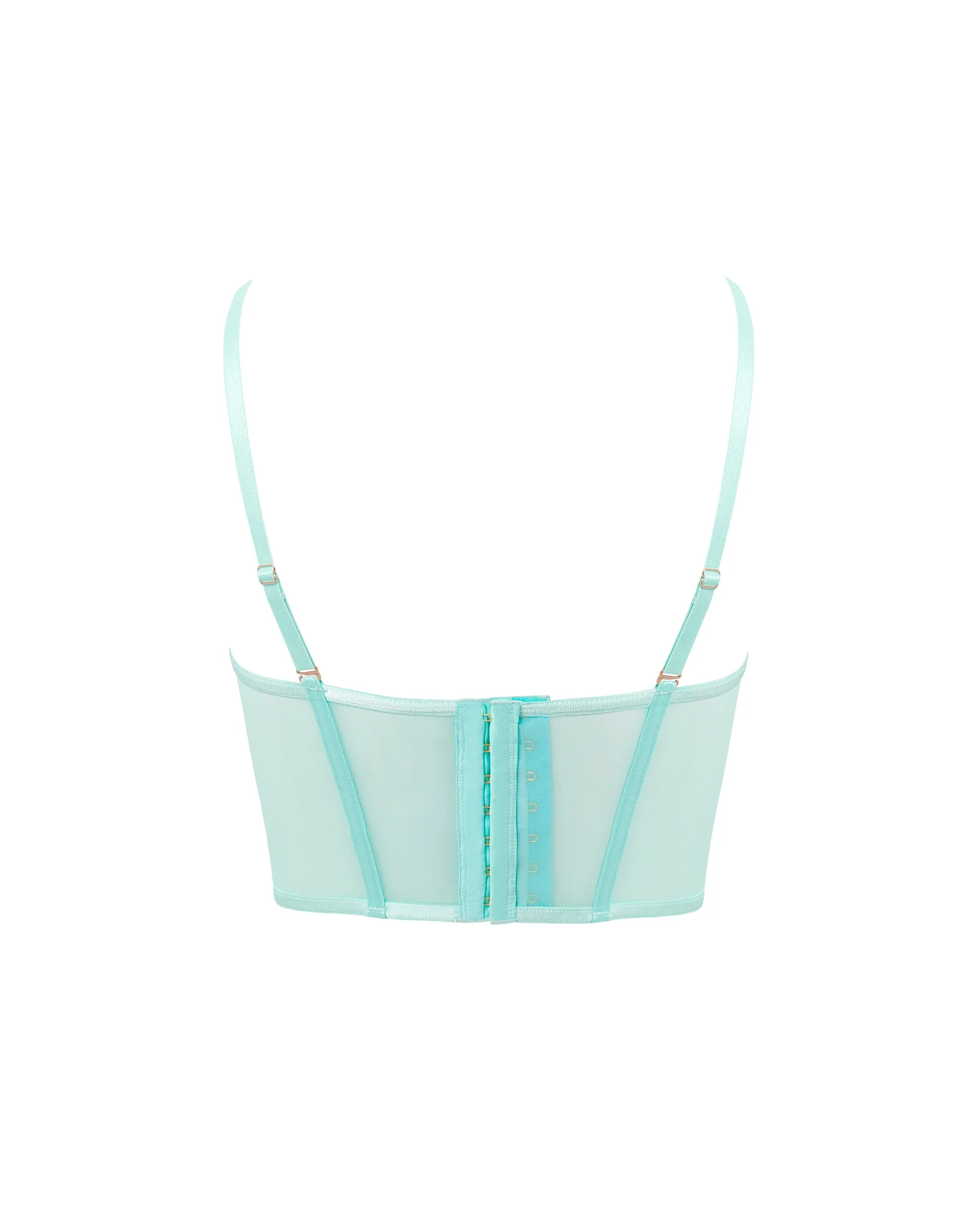 Serenity Wired Bustier Island Paradise Blue