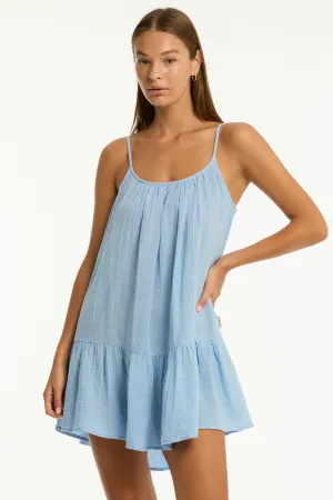 Sunset Cotton Short Sundress