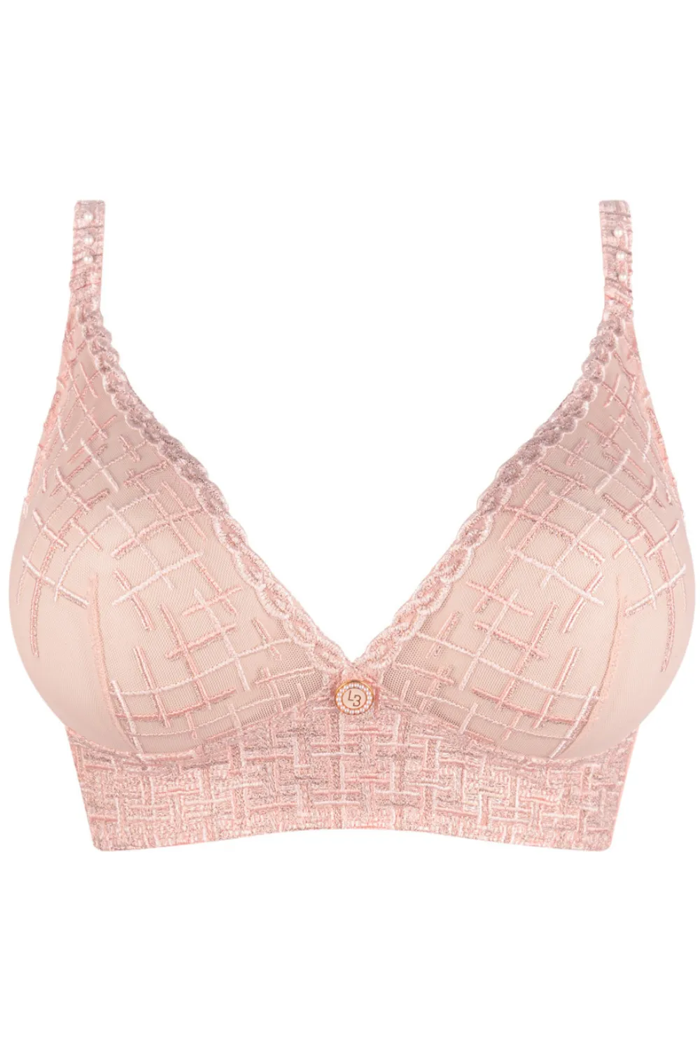 Tweegy Embroidered Wireless Bralette