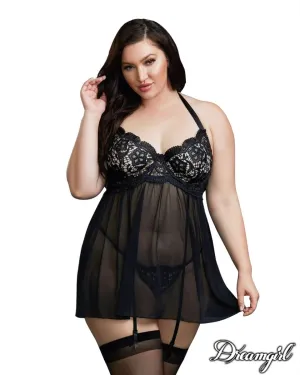 Underwire & Garter Babydoll