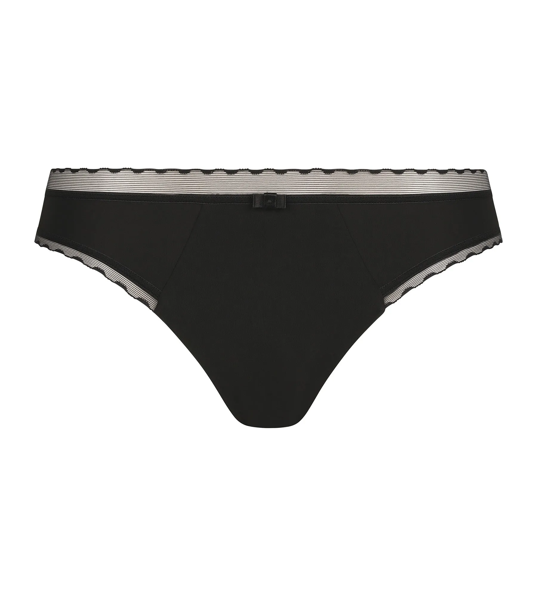 Women's microfiber and tulle briefs Black Dim Daily Confort