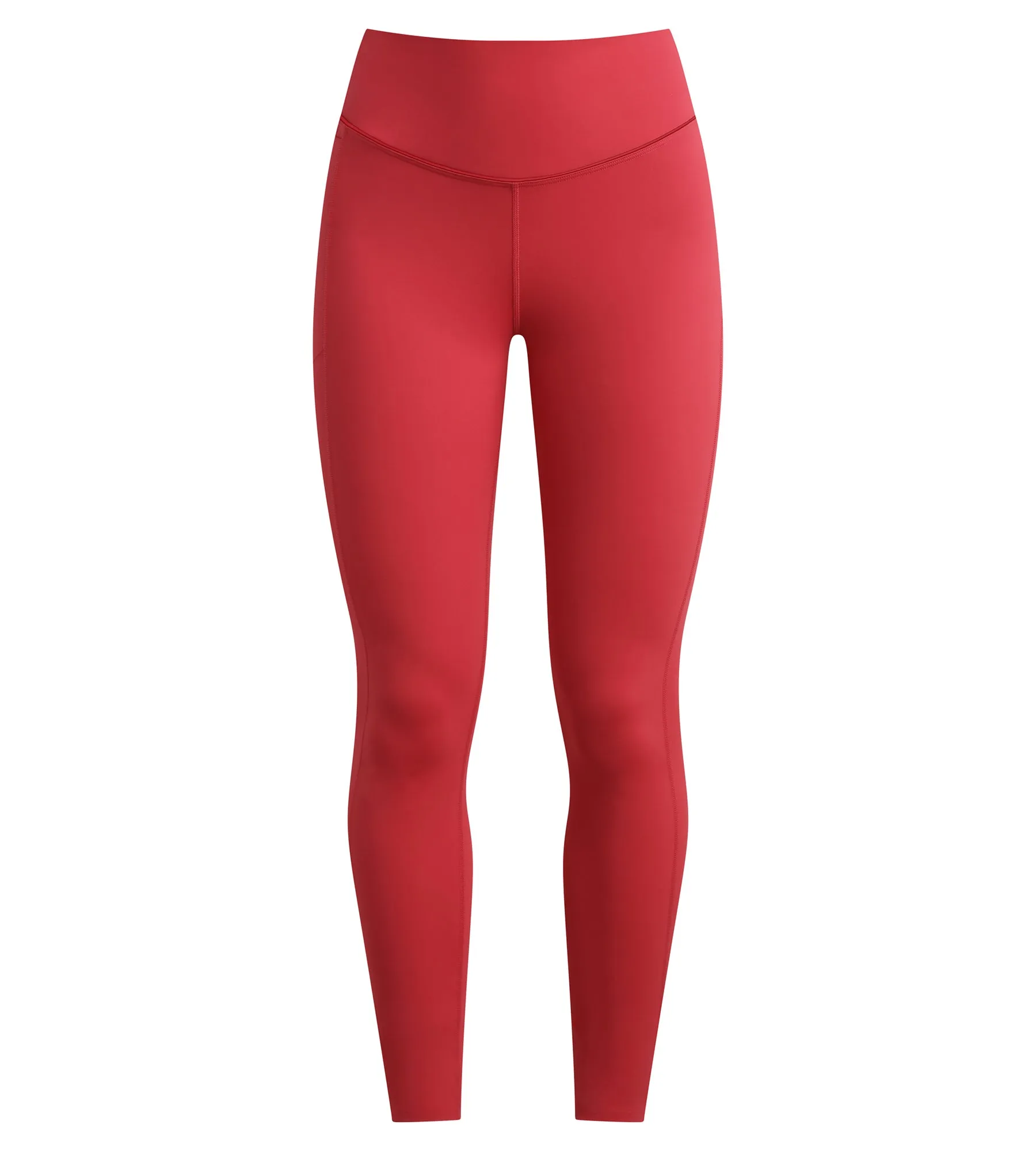 Women's sports leggings in sculpting microfiber Dim Move Red